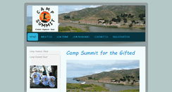 Desktop Screenshot of campsummitforthegifted.com