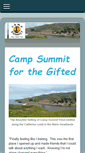 Mobile Screenshot of campsummitforthegifted.com