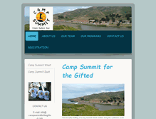 Tablet Screenshot of campsummitforthegifted.com